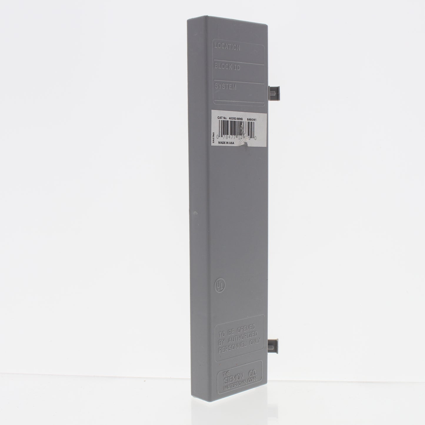 Leviton 40050-MHG Hinged Wall-Mount Cable Management Raceway Cover for M-Blocks