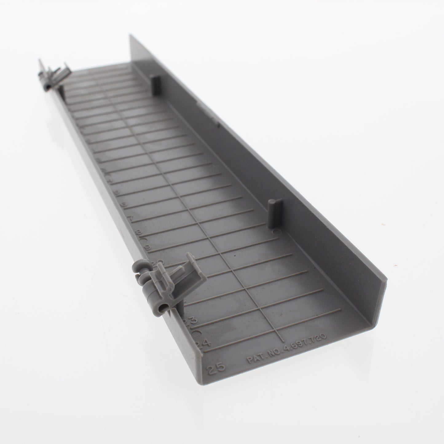 Leviton 40050-MHG Hinged Wall-Mount Cable Management Raceway Cover for M-Blocks
