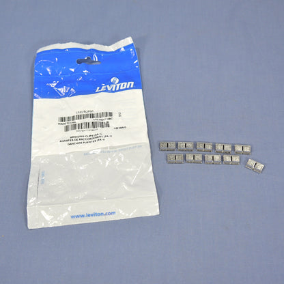 10 Leviton 2-Position Bridging Clips for Split M Phone Wiring Blocks 40067-BC