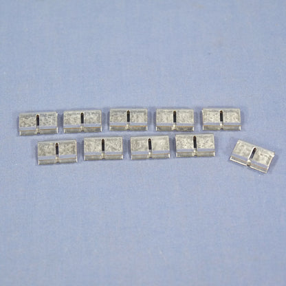 10 Leviton 2-Position Bridging Clips for Split M Phone Wiring Blocks 40067-BC
