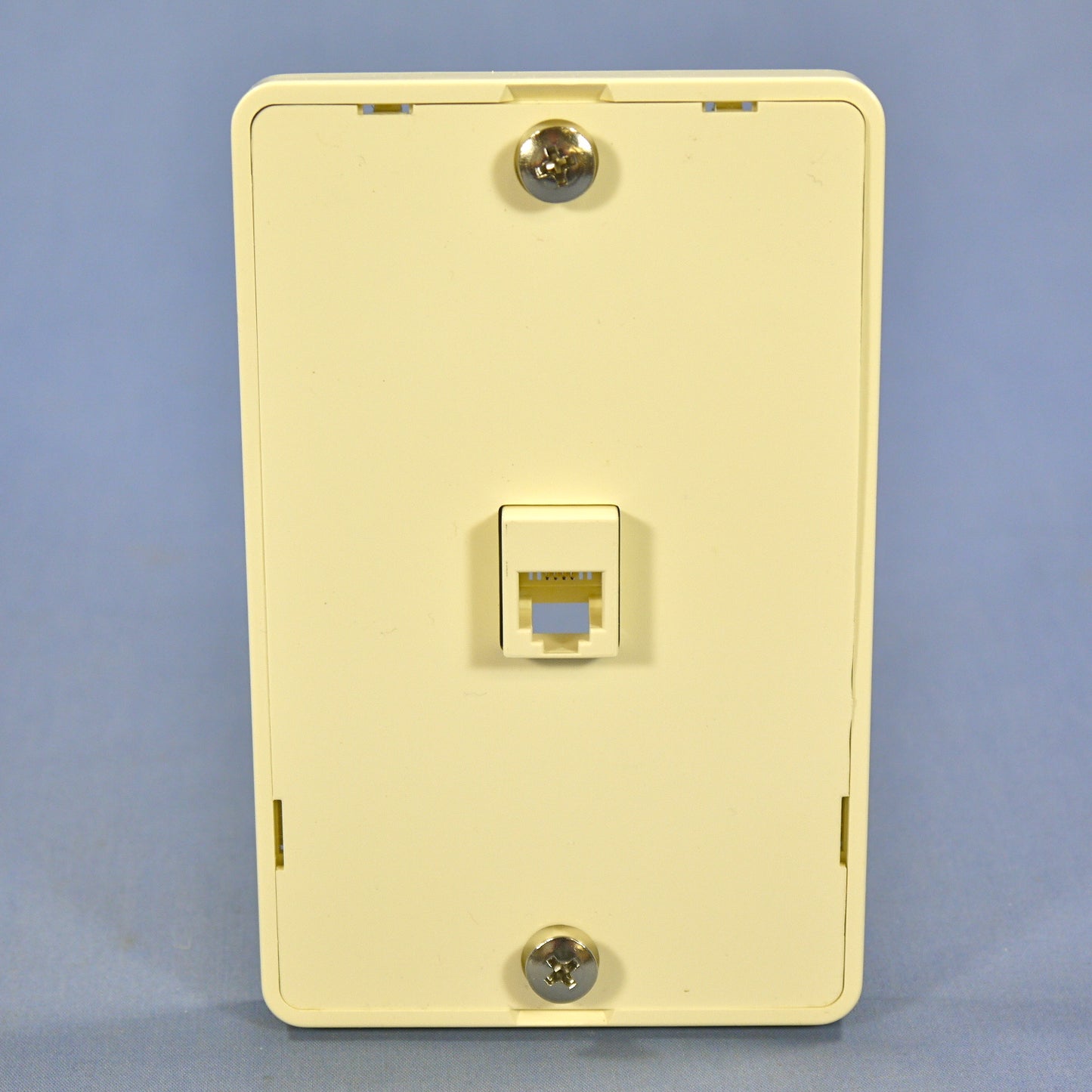 Leviton 40214-A Almond Phone Jack Mounting Plate Wall Mount Type 630A Telephone