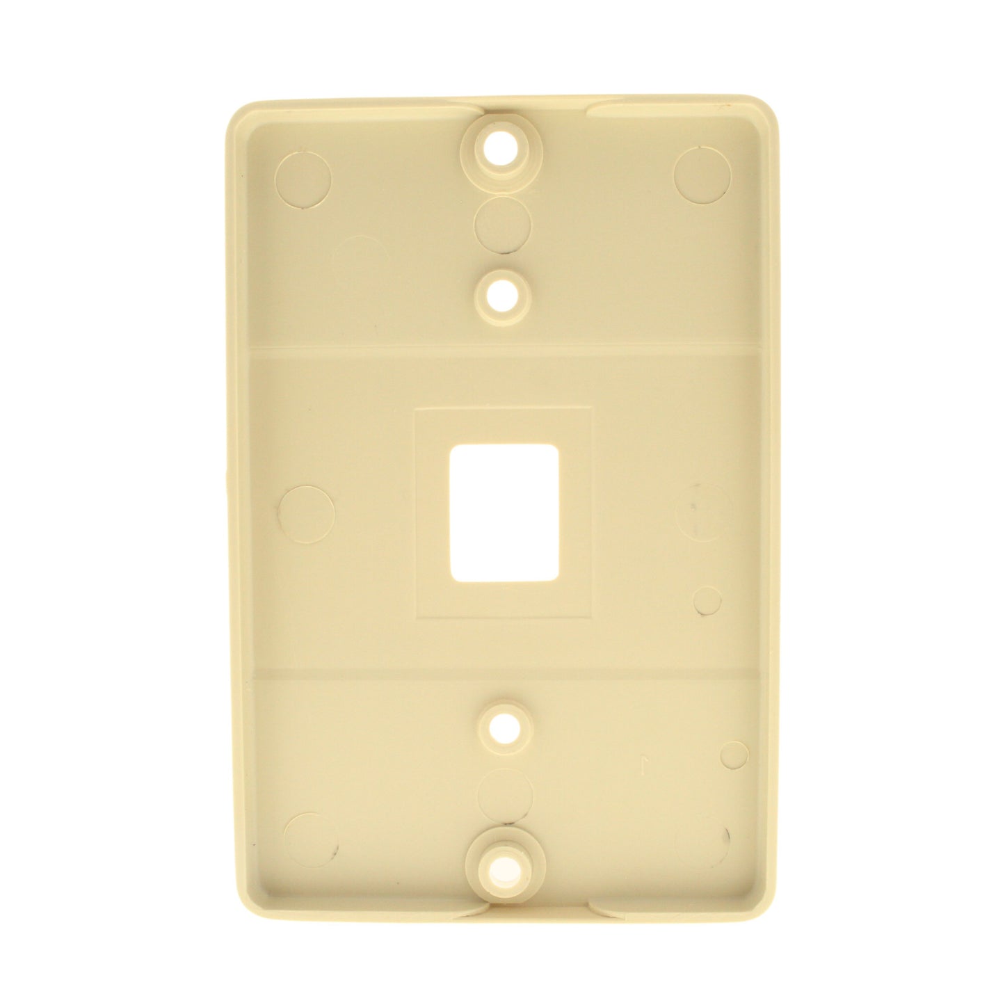 Leviton 40257-I Ivory Modular Phone Jack Wall Mount Screw Terminals Outlet Plate