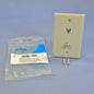 Leviton Gray Phone Cable CATV Video Jack Wall Plate Telephone 40259-GY