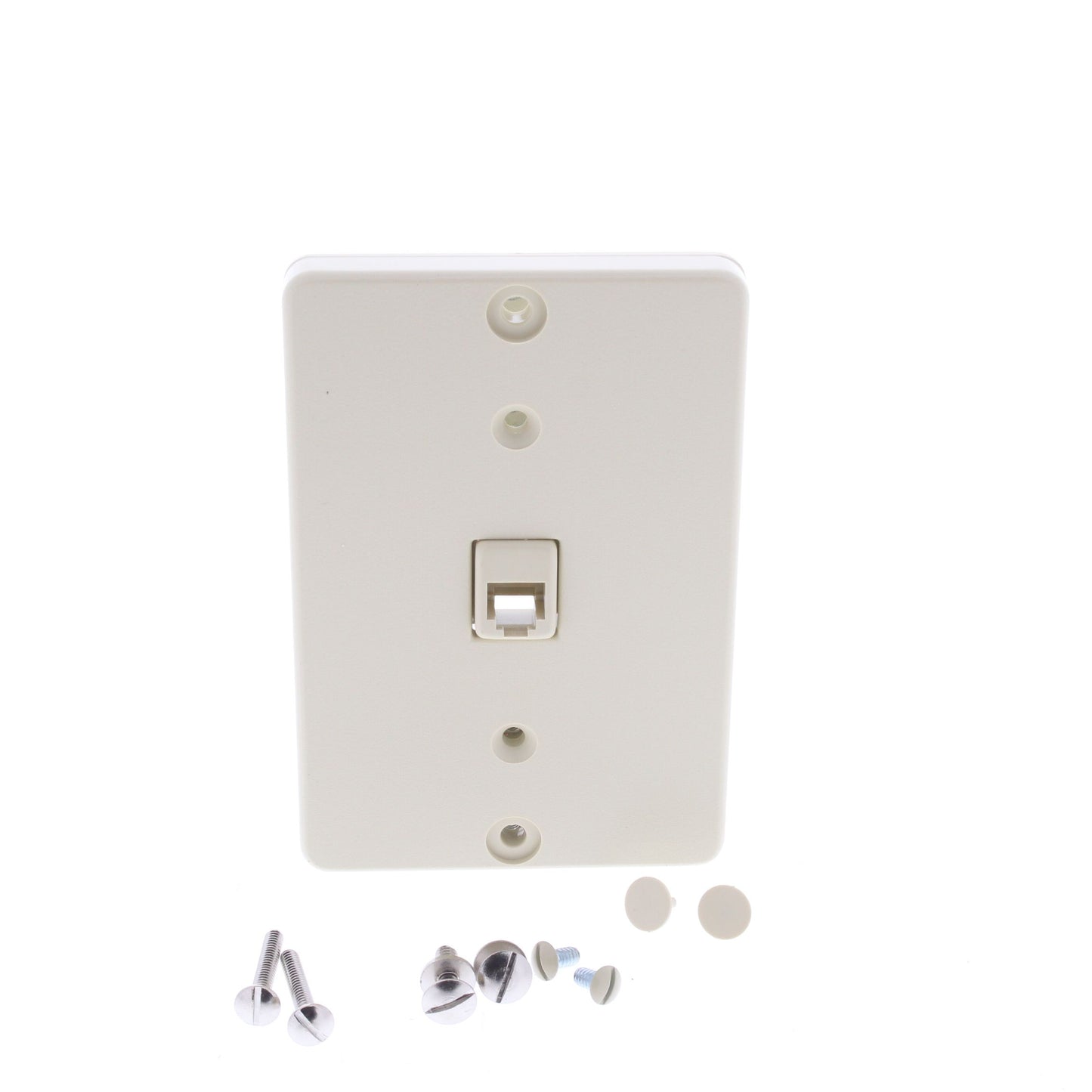 Leviton Ivory Quickconnect Wall Mount Type 630A Telephone Outlet Jack 40263-I