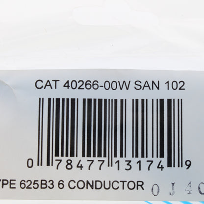 Leviton40266-W White Dual 6-Wire Telephone Jack Flush Wallplate 6P6C Type 625B3