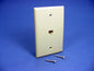 Leviton 40580-I Ivory Large Phone Jack Telephone Wall Plate 8-Position 8-Wire