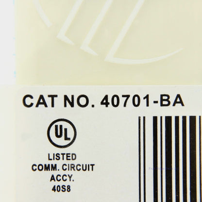 Leviton 40701-BA Almond 1-Gang Quickport Jack 1-Port Nylon Wallplate Nylon Cover