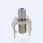 Leviton Almond Quickport F-Type Coax Cable Connector Jack 40731-BA Blue Center
