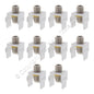 Leviton 40731-BW White Quickport F-Type Coax Cable Connector Jack Insert 10-Pack