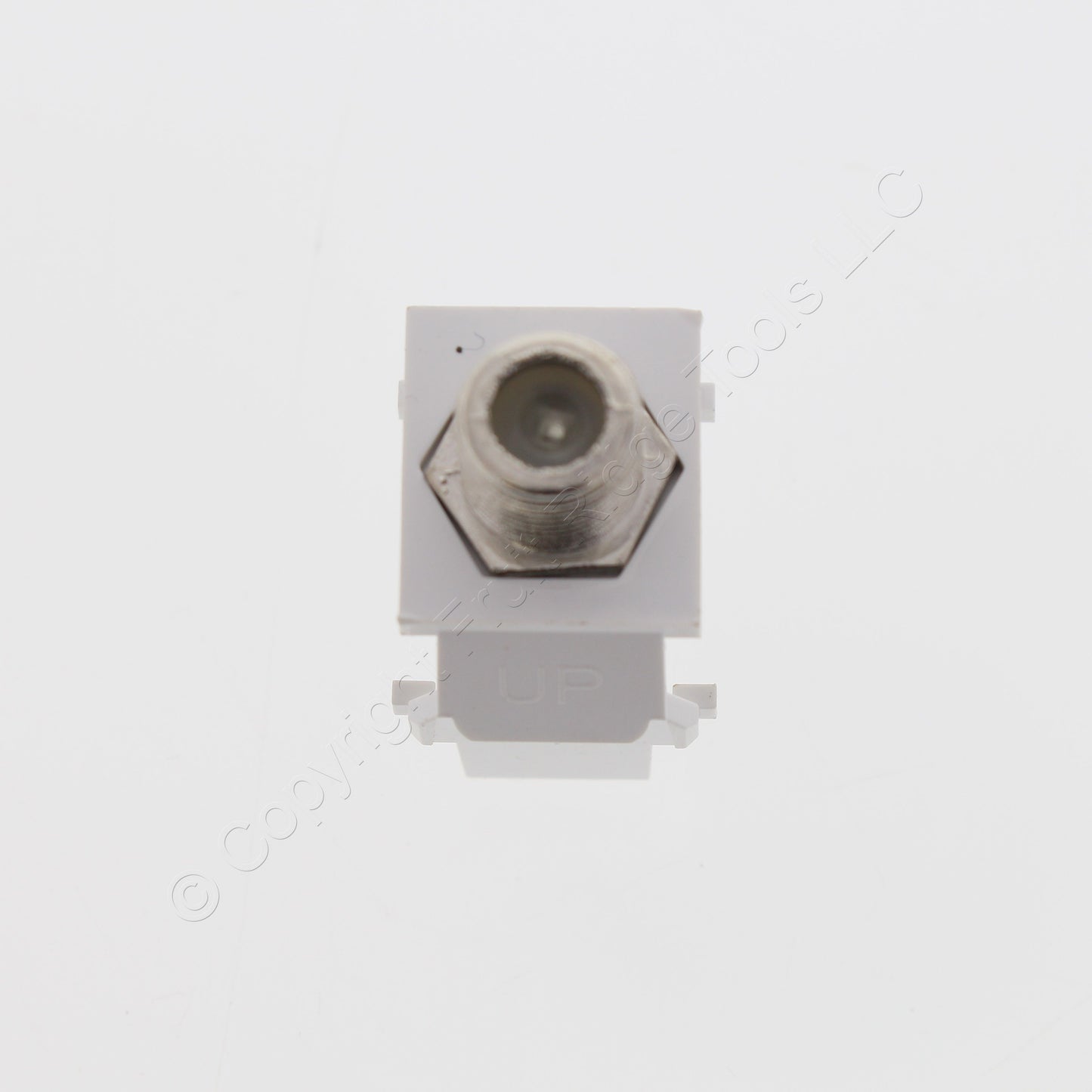 Leviton 40731-BW White Quickport F-Type Coax Cable Connector Jack Insert 10-Pack