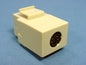 Leviton Quickport Ivory 4-Pin S-Video Female-Female Connector Jack 40734-CVI