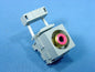 Leviton Quickport Gray RCA Stereo Audio Jack Red Stripe Barrel Cat 6 40735-RRG