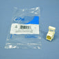 Quickport Almond RCA Stereo Audio Jack Yellow Stripe Gold Barrel 40735-RYA