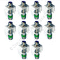 10 Leviton Quickport White RCA Jacks Coaxial Cable Connector Blue Barrel 40782