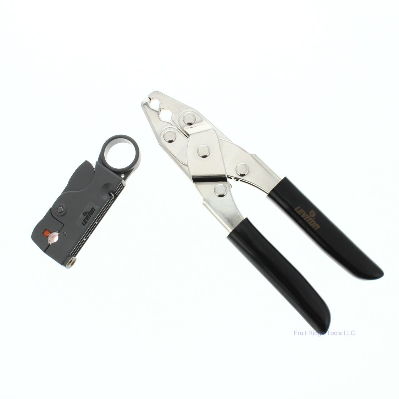 2 Leviton Video Coax Crimp Tool Kit w/ Cable Strippers RG6 RG59 40809-VCK