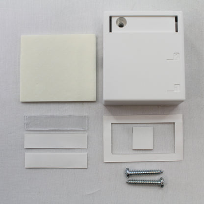 Leviton 40822-BW White 2-Port Raceway Quickport Surface Mount