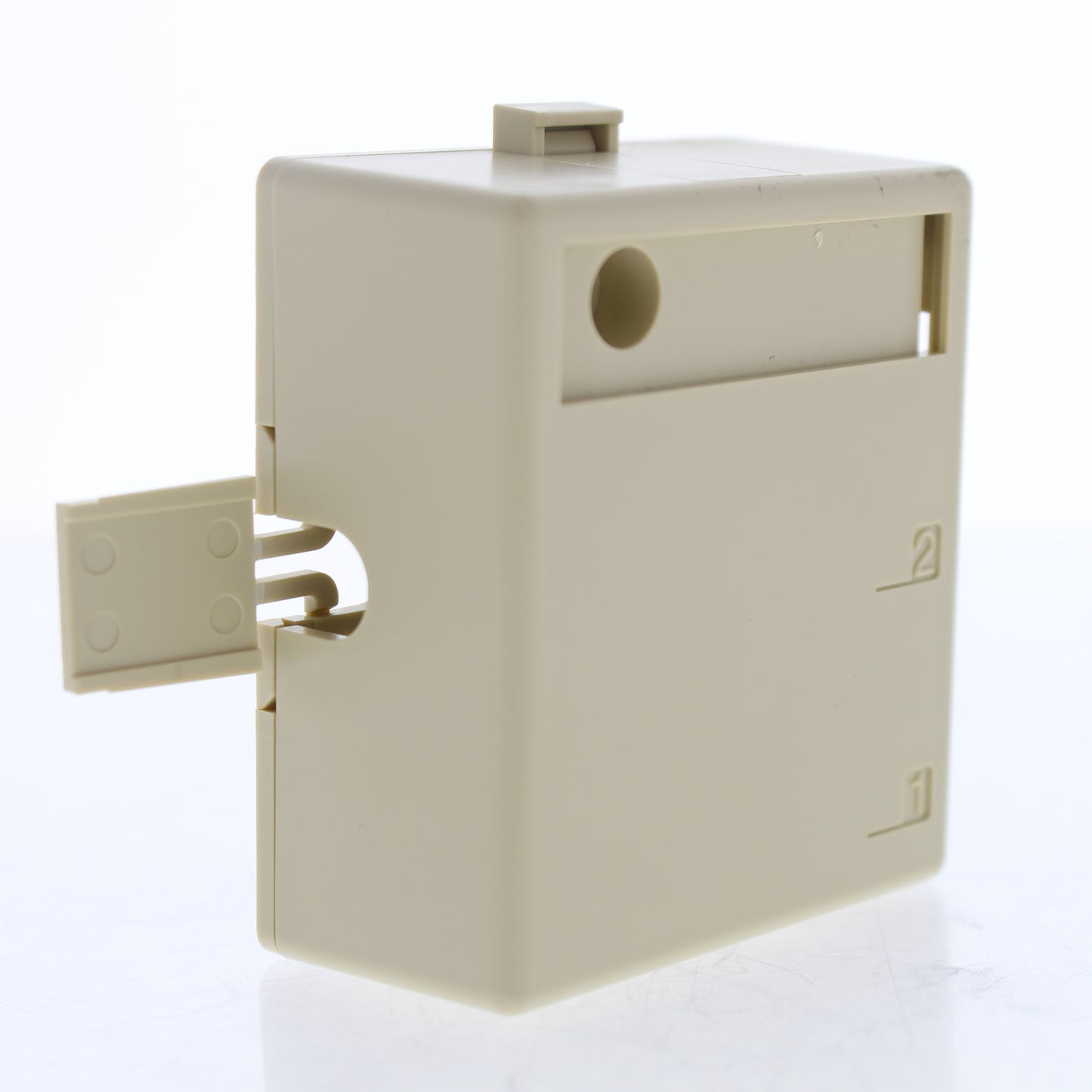 Leviton Ivory 2-Port Quickport Surface Mount Jack Housing w/ ID Plate 40822-IR