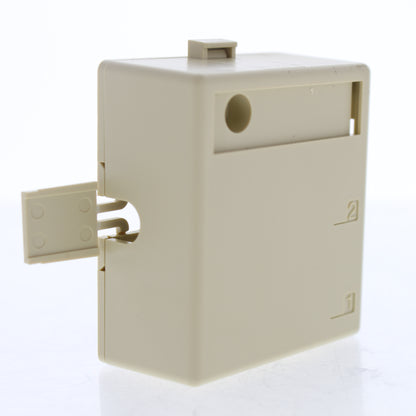 Leviton Ivory 2-Port Quickport Surface Mount Jack Housing w/ ID Plate 40822-IR