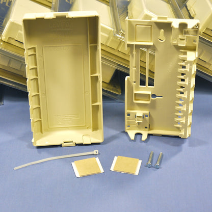 30 Leviton 6-Port Ivory Surface Mount Quickport Wallplate Module Boxes 40826-I