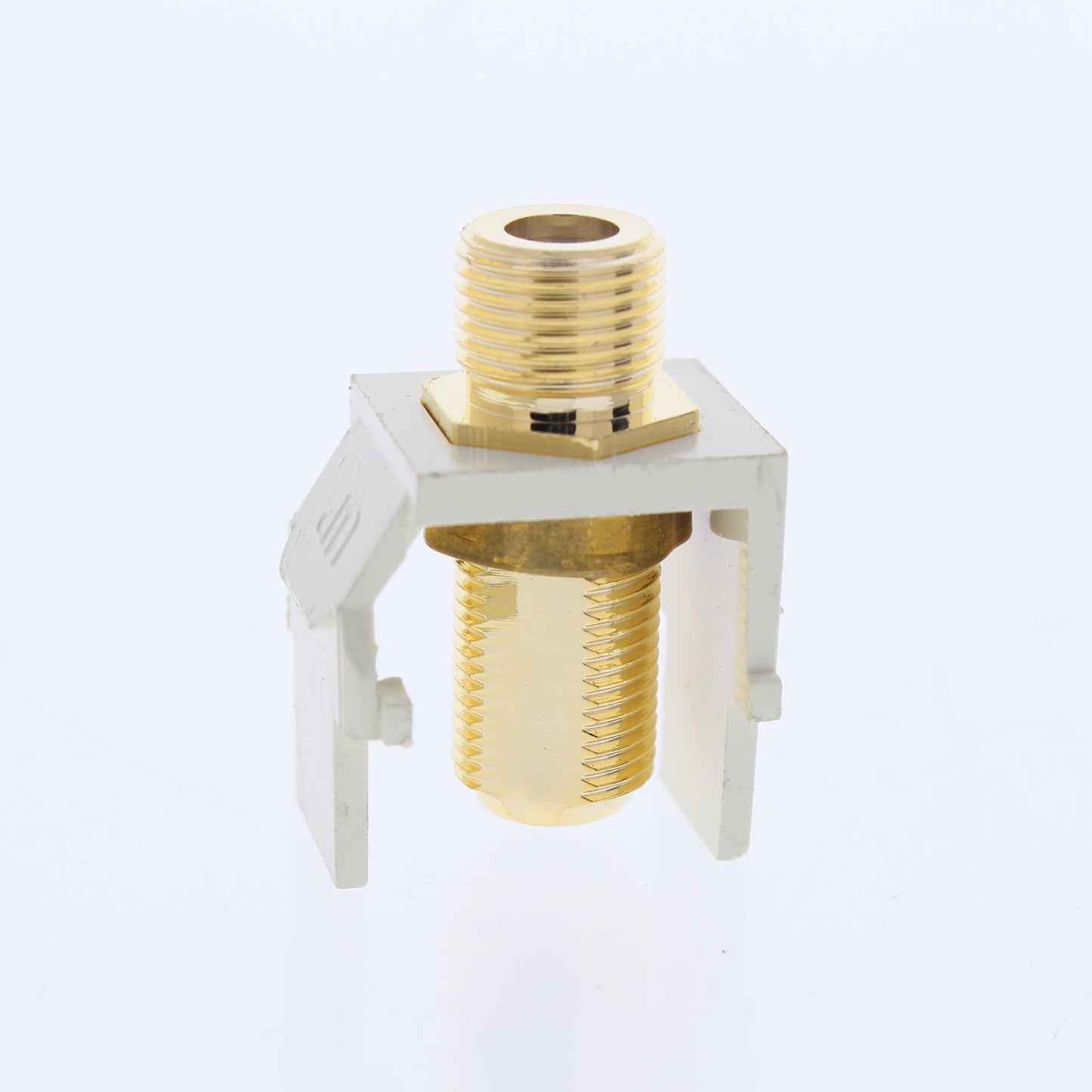 10 Leviton Almond Quickport Gold Coaxial Cable Connector Jack Coax 40831-A