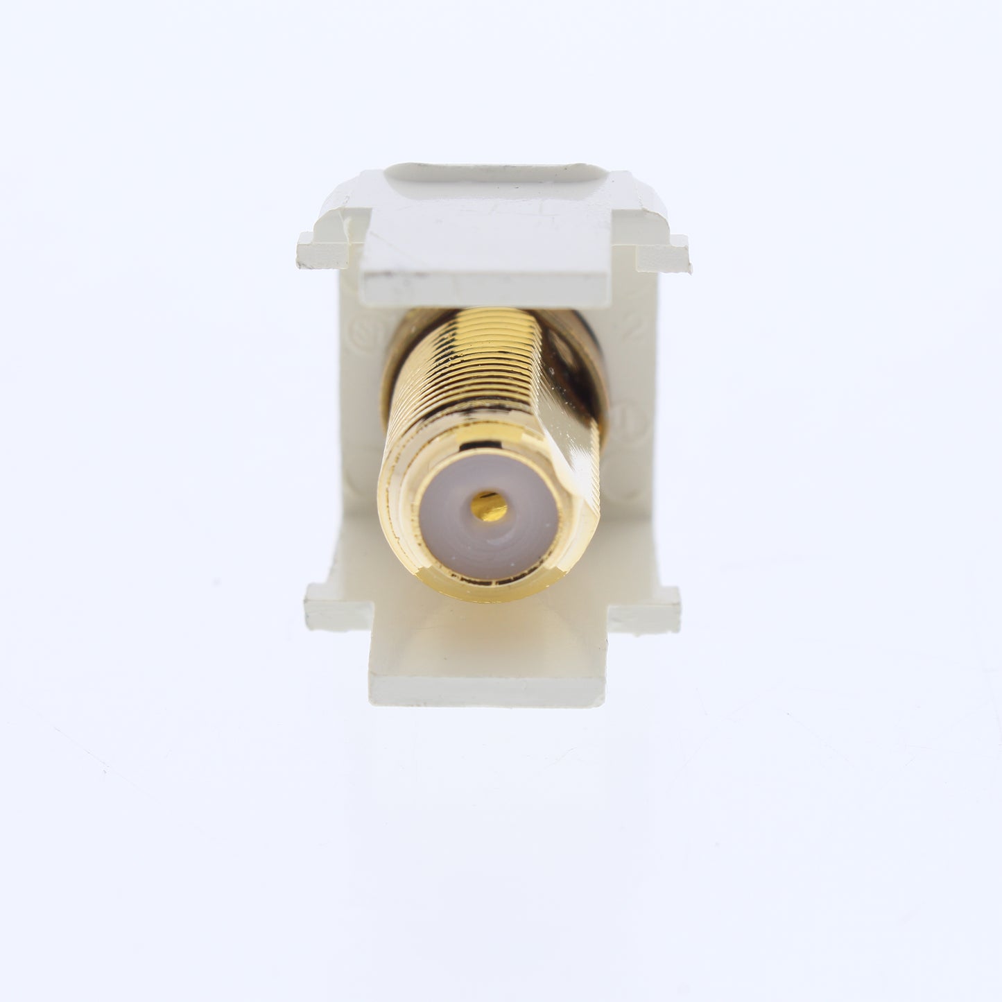 10 Leviton Almond Quickport Gold Coaxial Cable Connector Jack Coax 40831-A