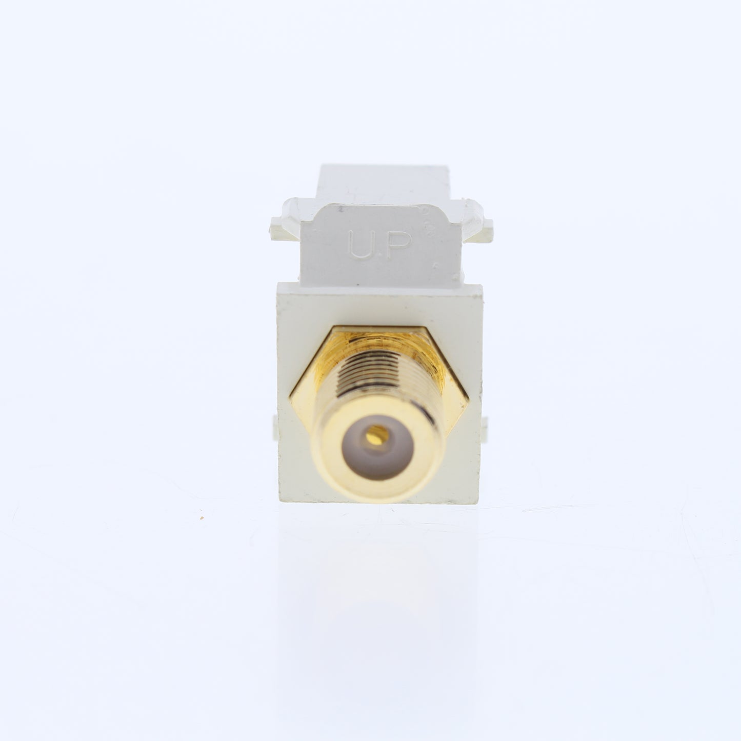 10 Leviton Almond Quickport Gold Coaxial Cable Connector Jack Coax 40831-A
