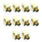 10 Leviton Almond Quickport Gold Coaxial Cable Connector Jacks Coax 40831-BA