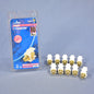 10 Leviton White Quickport Gold F-Type Coaxial Cable Connector Jack Coax 40831-W