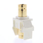 Leviton 40832-I Ivory BNC Quickport Jack Snap-In Bulkhead Module Insert
