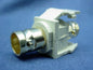 Leviton Ivory Quickport Feed-Thru Female BNC Snap-In Gold-Plated Jack 40832-BI