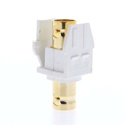 Leviton Quickport BNC Video Jack 40832-W