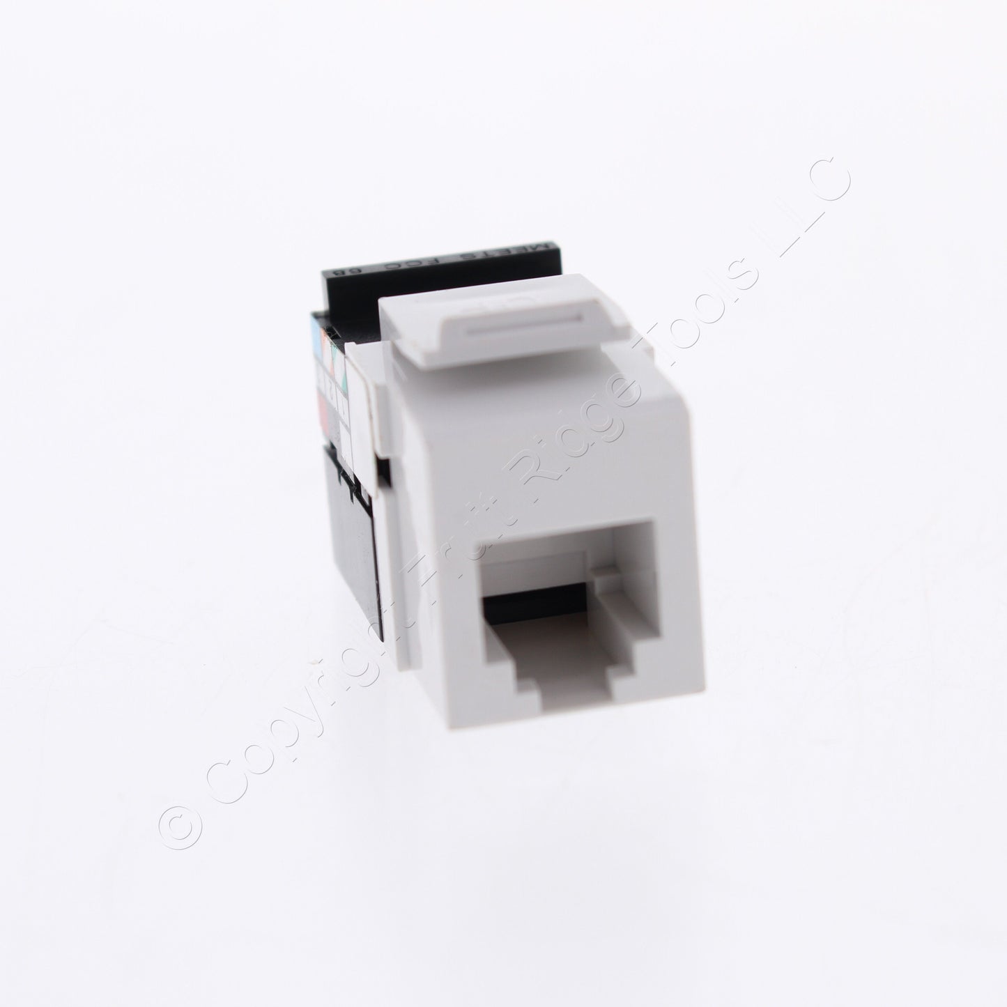 Leviton 40836-BW White Quick-port Voice Grade 6 Conductor Snap-In Jack