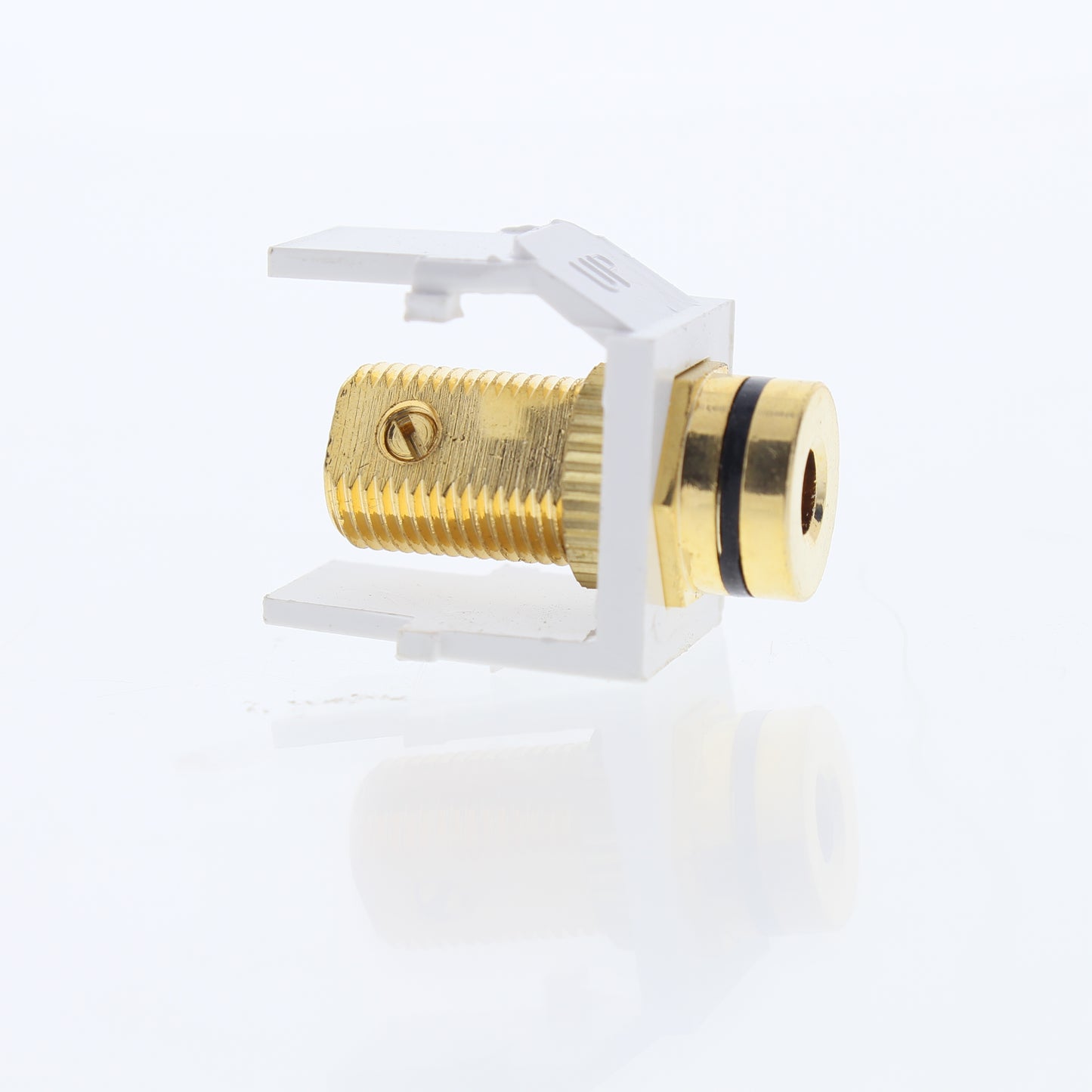 Leviton Black/White Quickport Banana Jack 40837-BWE