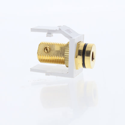 Leviton Black/White Quickport Banana Jack 40837-BWE