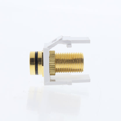 Leviton Black/White Quickport Banana Jack 40837-BWE