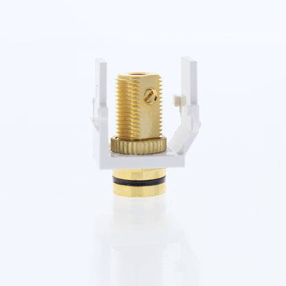 Leviton Black/White Quickport Banana Jack 40837-BWE