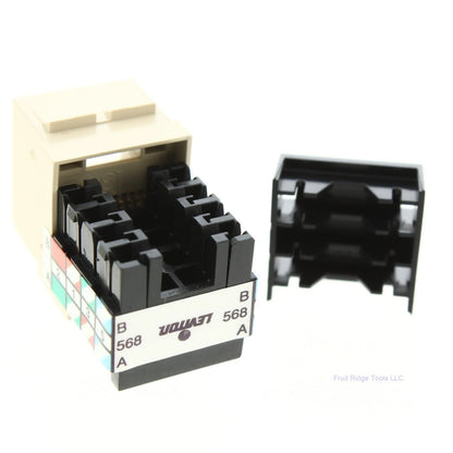Leviton 40838-BI Cat 5 Snap-In 8-Conductor Cat 5 Jack