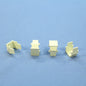 4 Leviton Almond Quickport Snap-In 1-Port Blank Filler Cover Inserts 40859-A
