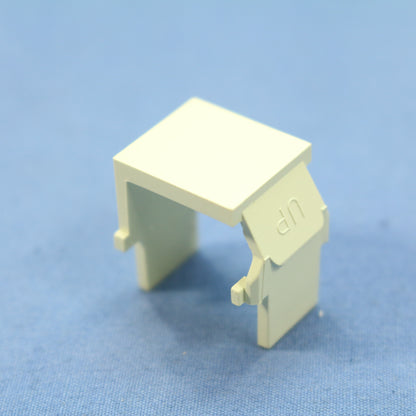 4 Leviton Almond Quickport Snap-In 1-Port Blank Filler Cover Inserts 40859-A