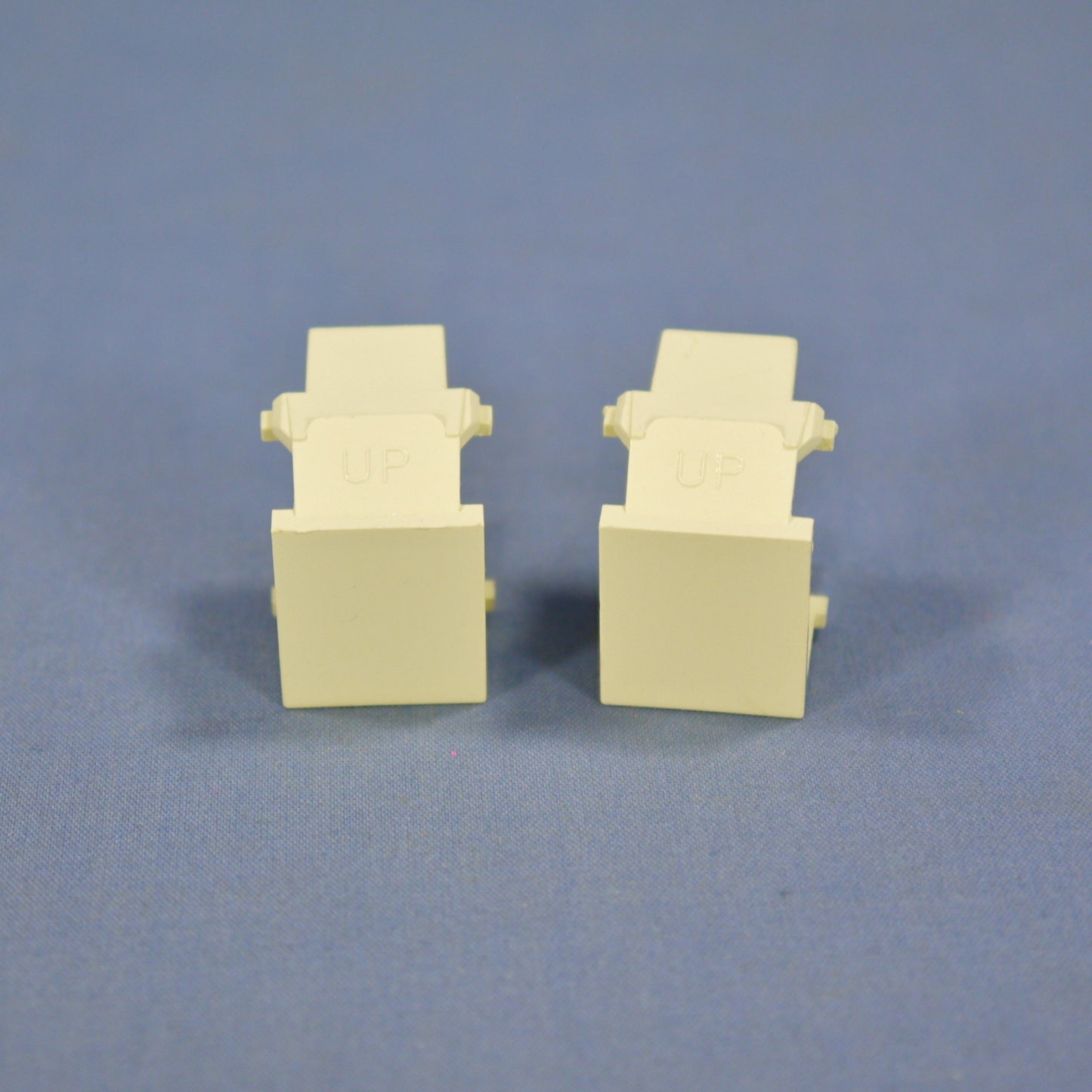 Leviton 40859-BA Almond Quickport Blank Filler Inserts Dust Protection 2-Pack