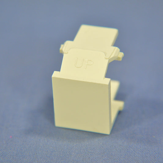 Leviton 40859-BA Almond Quickport Blank Filler Inserts Dust Protection 2-Pack