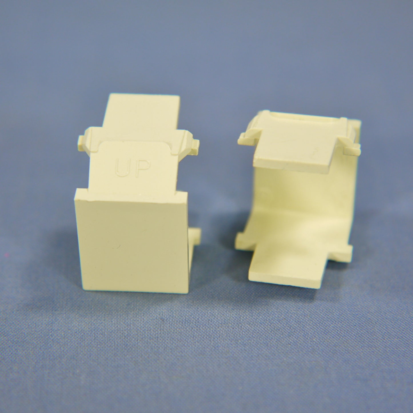 Leviton 40859-BA Almond Quickport Blank Filler Inserts Dust Protection 2-Pack