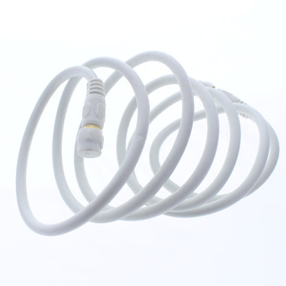 Leviton White Gold Plated Coaxial RG6 Quad Shield Digital Cable 6 Ft 40871-6W