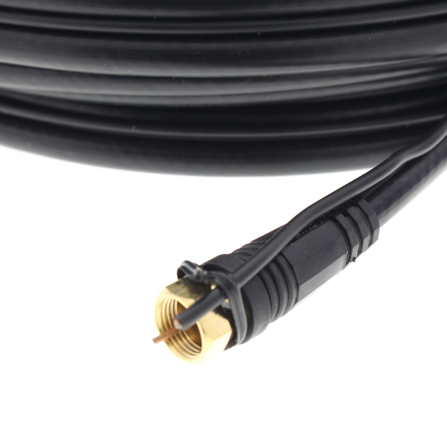 Leviton 40872-CE Black Coaxial RG6 Grounded Digital Coaxial Audio Cable 100'