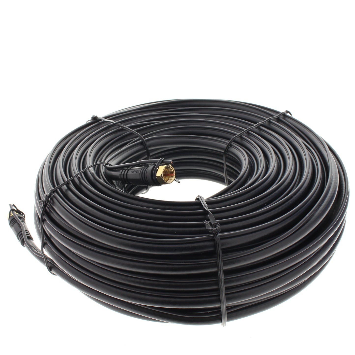Leviton 40872-CE Black Coaxial RG6 Grounded Digital Coaxial Audio Cable 100'