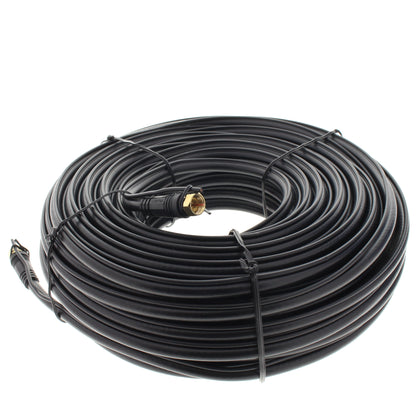 Leviton 40872-CE Black Coaxial RG6 Grounded Digital Coaxial Audio Cable 100'