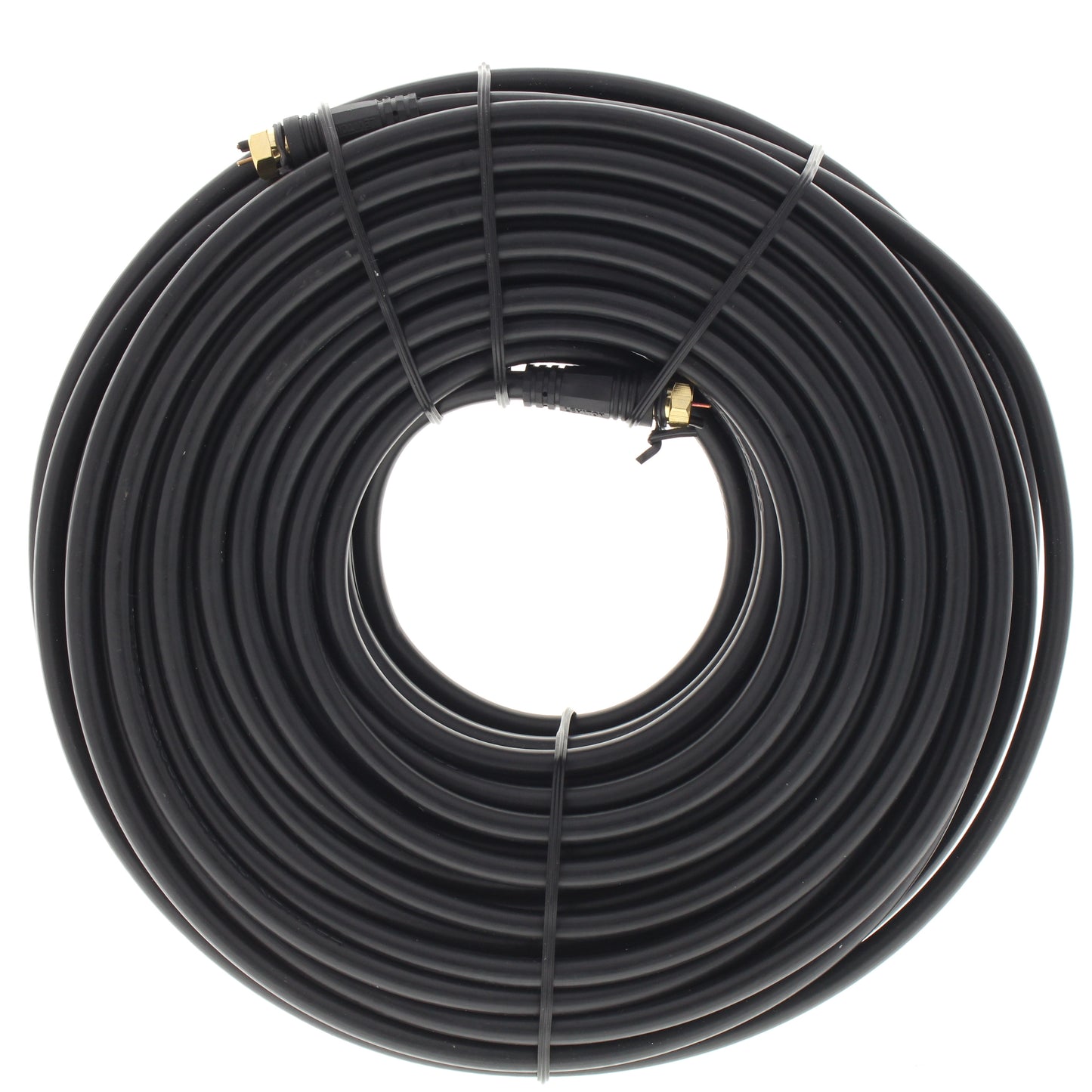 Leviton 40872-CE Black Coaxial RG6 Grounded Digital Coaxial Audio Cable 100'