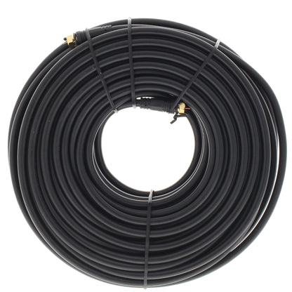 Leviton 40872-CE Black Coaxial RG6 Grounded Digital Coaxial Audio Cable 100'