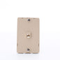 Leviton 40914-I Ivory 4-Wire 1-Line Wall Phone Mounting Plate Telephone Jack