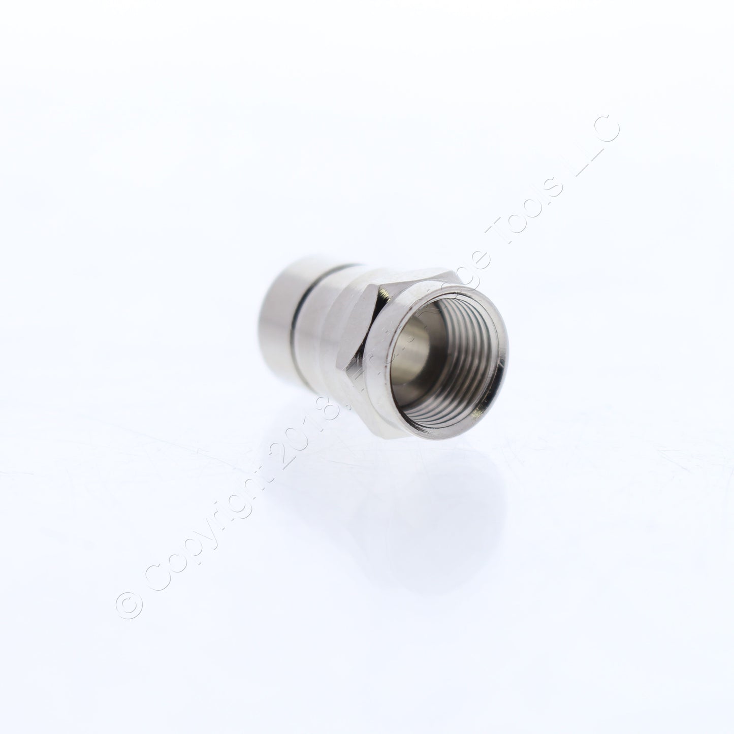 25 Leviton 1-Piece Crimp-On Coaxial Cable End F-Connectors RG6 75 Ohm 40985-1P6